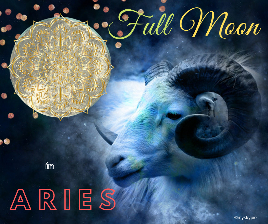 ARIES FULL MOON OCTOBER 9 2022 – My Sky Pie