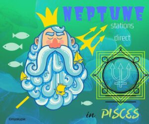 Neptune stations direct in Pisces