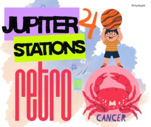 Jupiter retro in Cancer