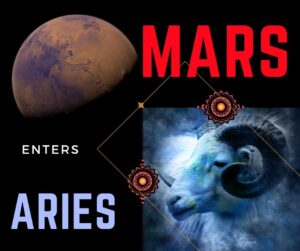 Mars enters Aries